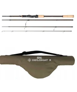 Abu Garcia Diplomat X 70L 2,13m / 3-14g Reiserute 4-teilig Spinnrute