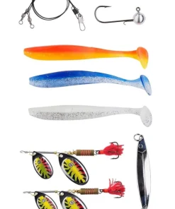 Abu Garcia Fast Attack 2,40m 10-50g Pike Combo Hechtcombo Rute Rolle Schnur Köder
