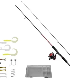 Abu Garcia Fast Attack 2,40m 10-40g Zandercombo Spinnset Rute Rolle Schnur Köder