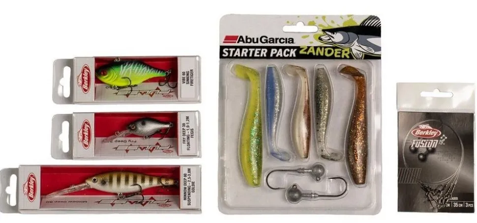 Abu Garcia Fast Attack Pro 2,70m 10-45g Zander Combo Rute Rolle Schnur Köder