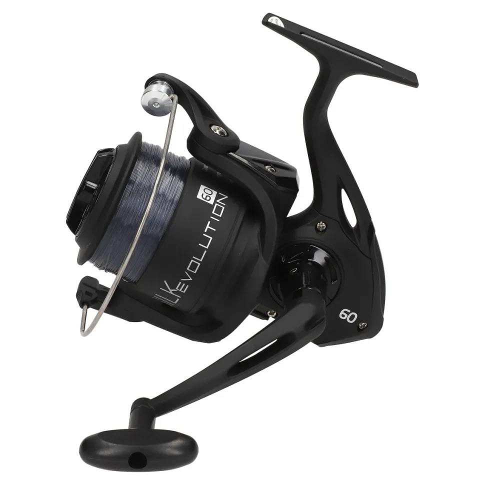 Allroundcombo 2,75 LBS – Crucial Carp Rod 3,60m Karpfenrute + Lineaeffe Silk Evolution FD 60 Spinnrolle mit Schnur