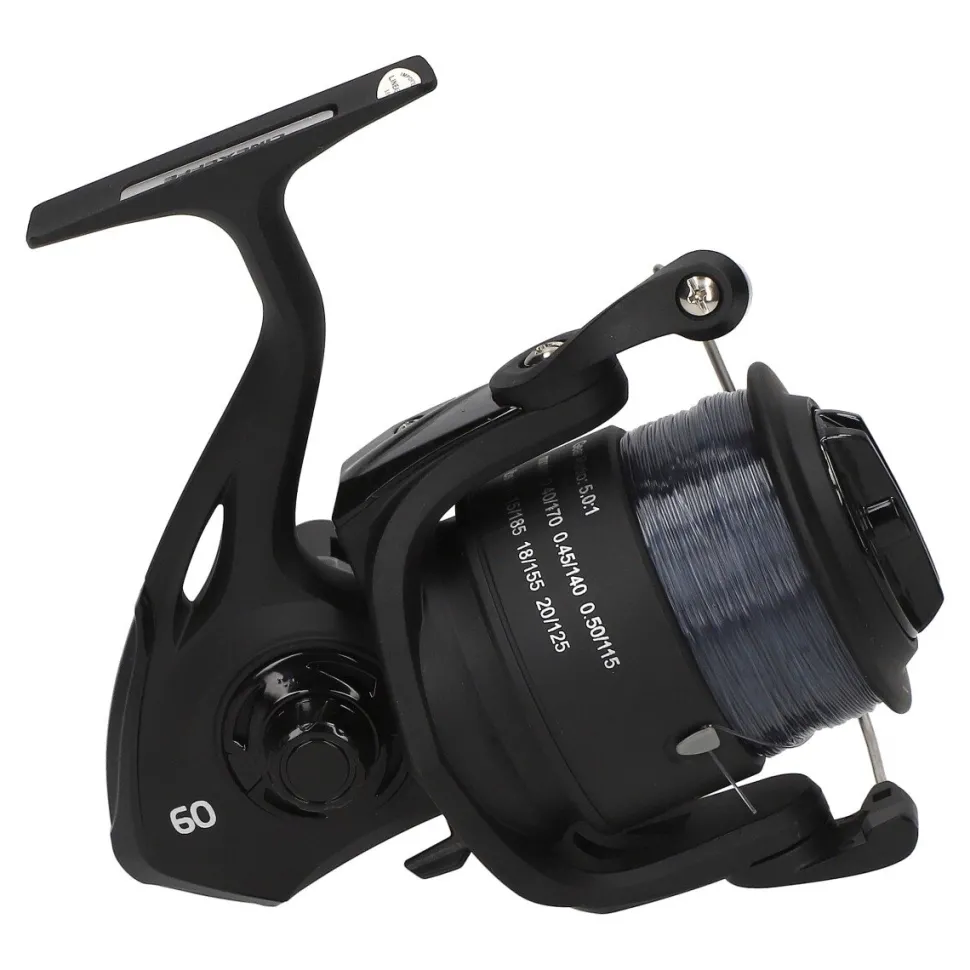 Allroundcombo 2,75 LBS – Crucial Carp Rod 3,60m Karpfenrute + Lineaeffe Silk Evolution FD 60 Spinnrolle mit Schnur