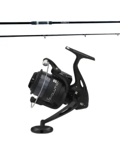 Allroundcombo 3,00 LBS – Crucial Carp Rod 3,60m Karpfenrute + Lineaeffe Silk Evolution FD 60 Spinnrolle mit Schnur