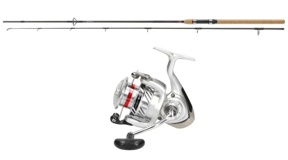 Angelset Spinncombo Daiwa Ninja Spin 2,70m / 30-60g mit Crossfire LT 4000-C Angelrolle