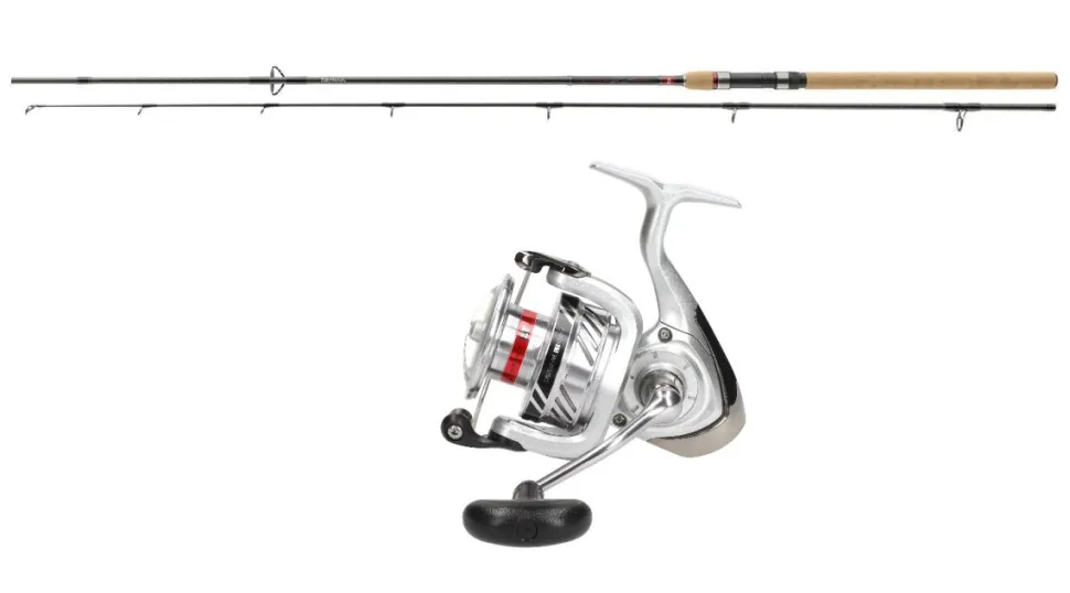 Angelset Spinncombo Daiwa Ninja Spin 2,40m / 50-100g mit Crossfire LT 5000-C Angelrolle
