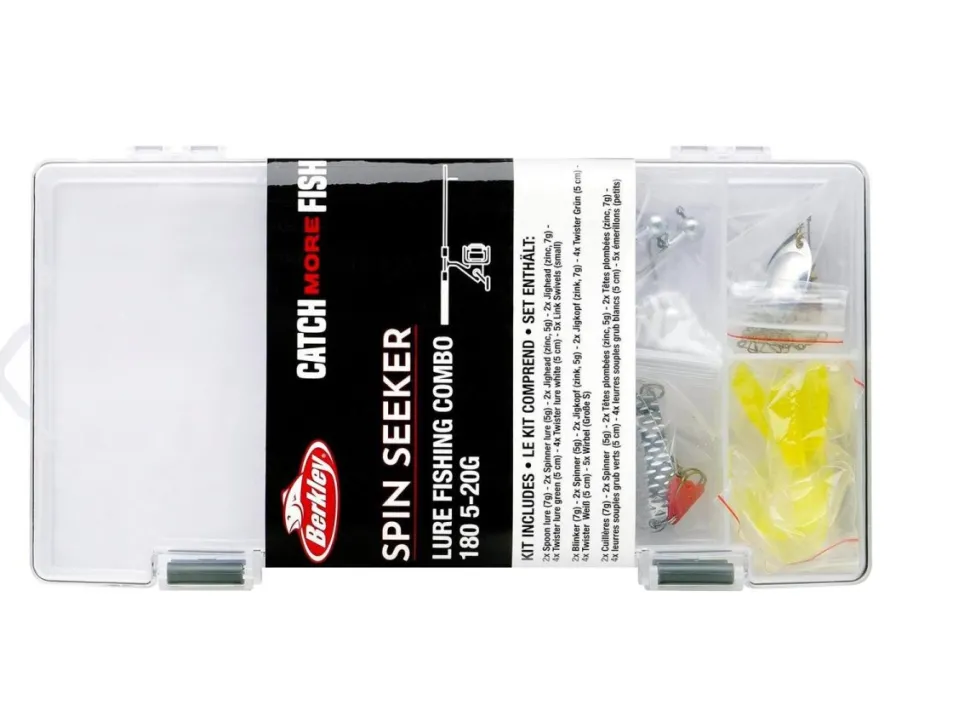 Berkley CMF Spin Seeker H 2,40m 10-40g Spinncombo Set Rute Rolle Schnur Köder
