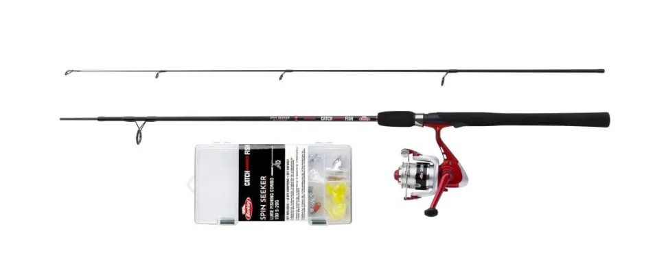 Berkley CMF Spin Seeker H 2,40m 10-40g Spinncombo Set Rute Rolle Schnur Köder