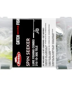 Berkley CMF Spin Seeker 2,40m 10-40g Tele Combo Rute Rolle Schnur Köder Set