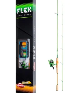 Berkley Flex Trout Starter Combo 2,10m 1-10g Forellenangelset Rute Rolle Schnur Powerbait