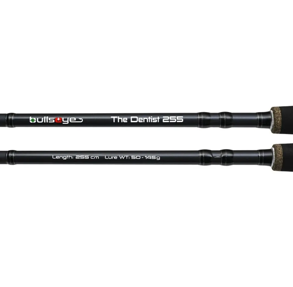Bullseye Dentist Spin 255 50-145g 2,55m Spinnrute Bigbait Hecht, Wels