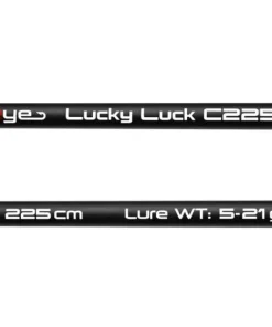 Bullseye Lucky Luck C225 2,25m / 5-21g Castrute 2-teilig Baitcastrute
