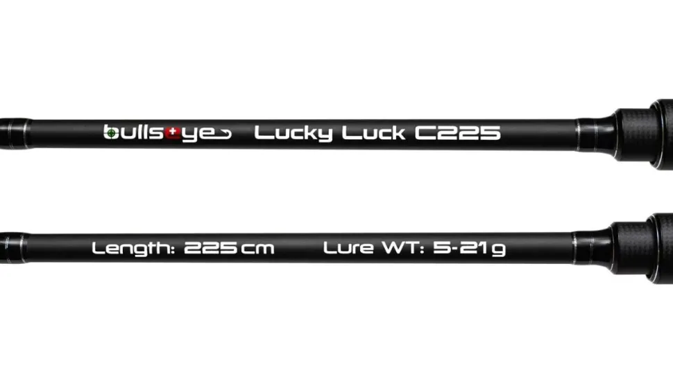 Bullseye Lucky Luck C225 2,25m / 5-21g Castrute 2-teilig Baitcastrute