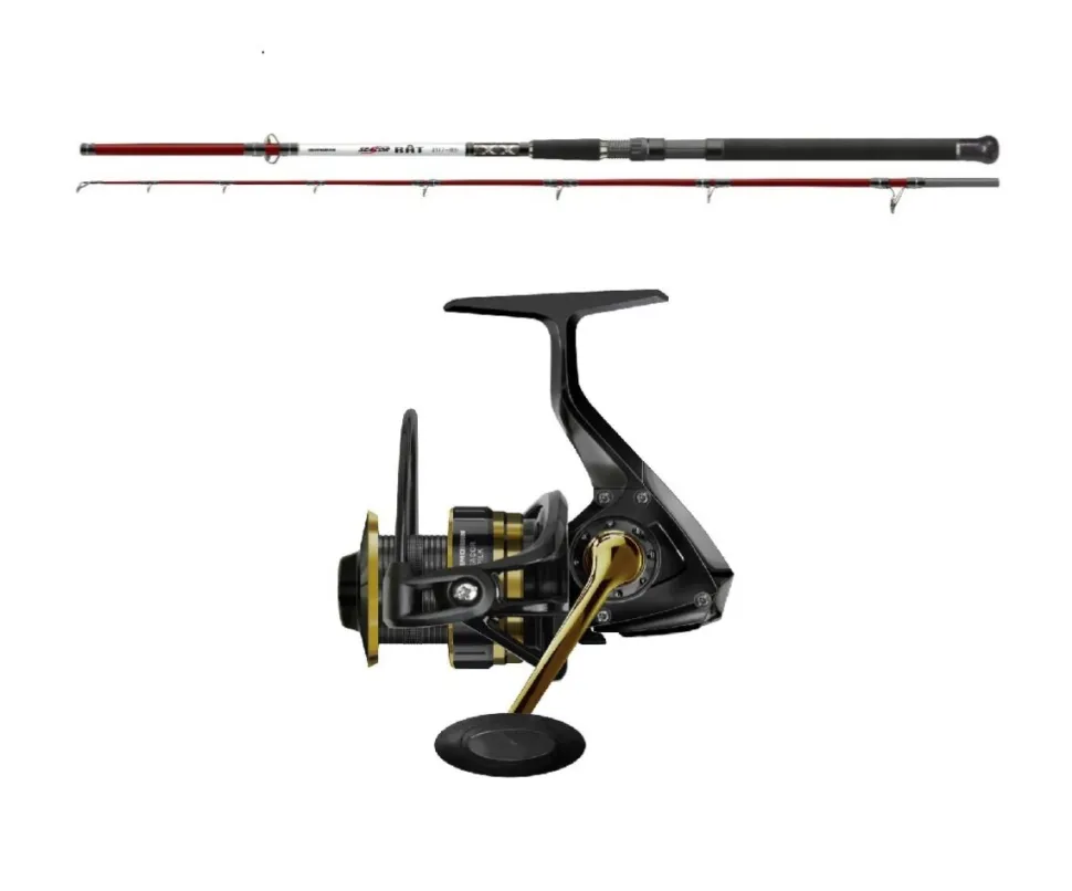 Cormoran Pilk- und Meerescombo 2,70m / 100-200g Bootsrute + Salzwasserrolle Angelset