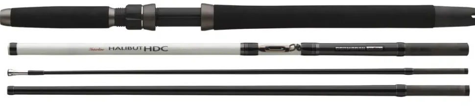 Cormoran Seacor Halibut Inliner 2,35m 200-600g Meeresrute 4-teilig Reiserute Pilk