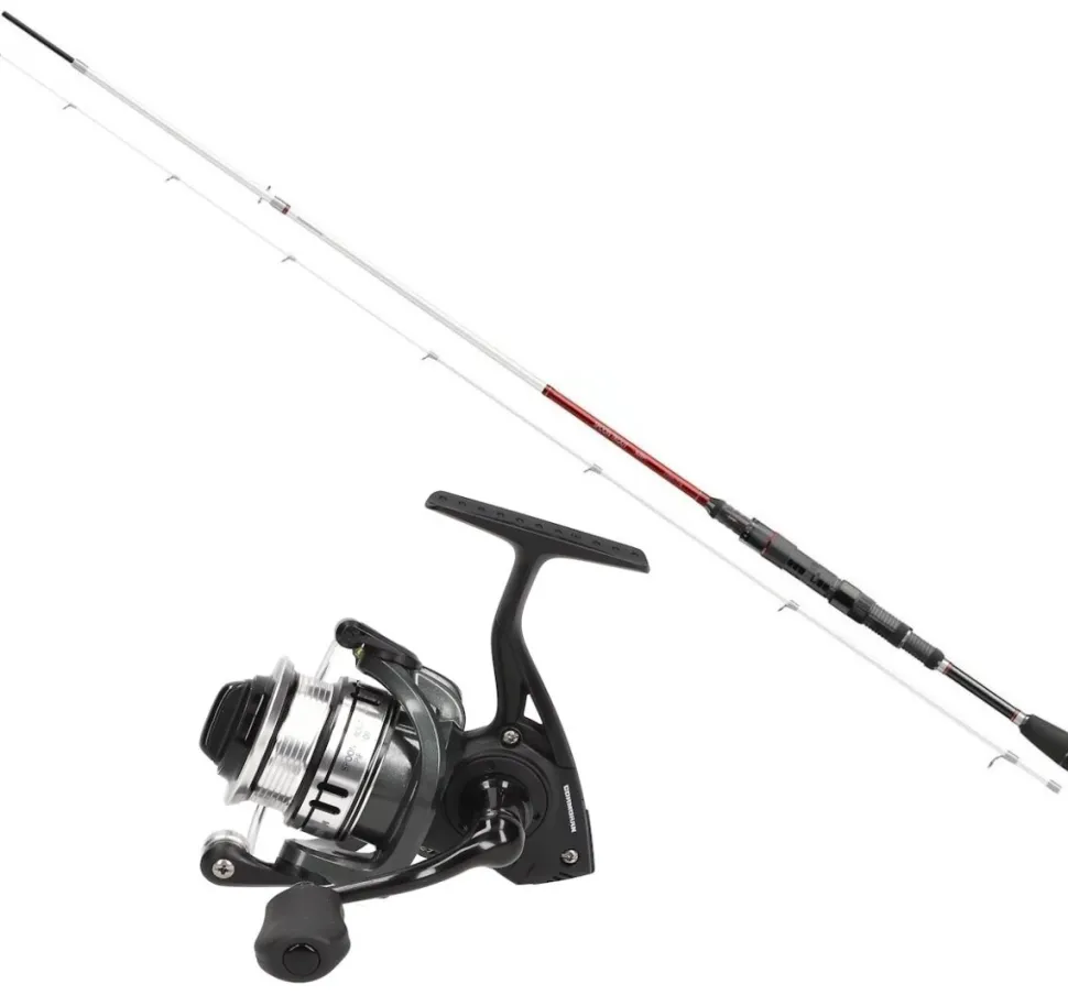 Cormoran Spooncombo 2,05m / 1-7g + 1500 Spoonrolle Forellencombo Spinncombo