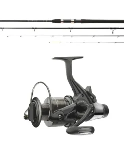 Daiwa Black Widow Feedercombo Heavy 3,60m / 120g Feederute + Freilaufrolle