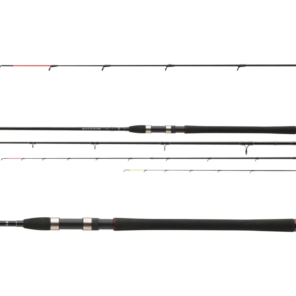 Daiwa Black Widow Feedercombo Medium 3,30m / 100g Feederute + Freilaufrolle