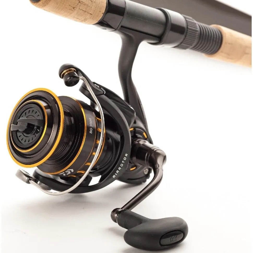 Daiwa Combo BG INSHORE Spinning 701M 2,13m 10-60g Spinrute + BG 3000 Rolle Set