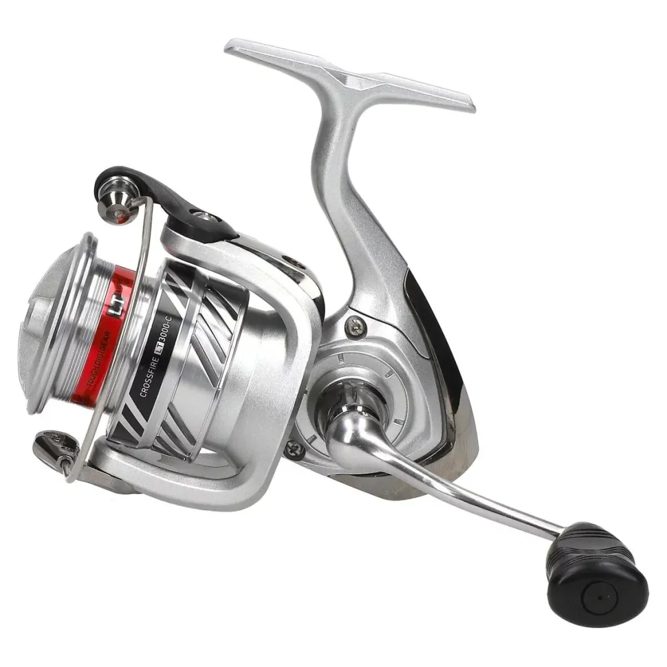 Daiwa Crossfire Gummifischcombo 2,40m 8-35g + 3000C Spinnrolle Jigger Set