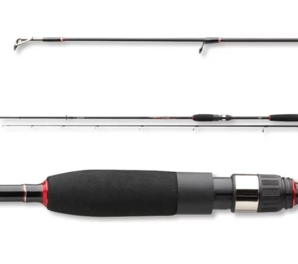 Daiwa Crossfire Gummifischcombo 2,40m 8-35g + 3000C Spinnrolle Jigger Set