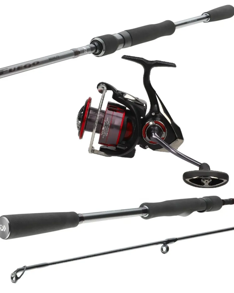 Daiwa Fuego Spinncombo Heavy 2,70m / 30-70g + 4000D-C Spinnrolle Raubfischcombo