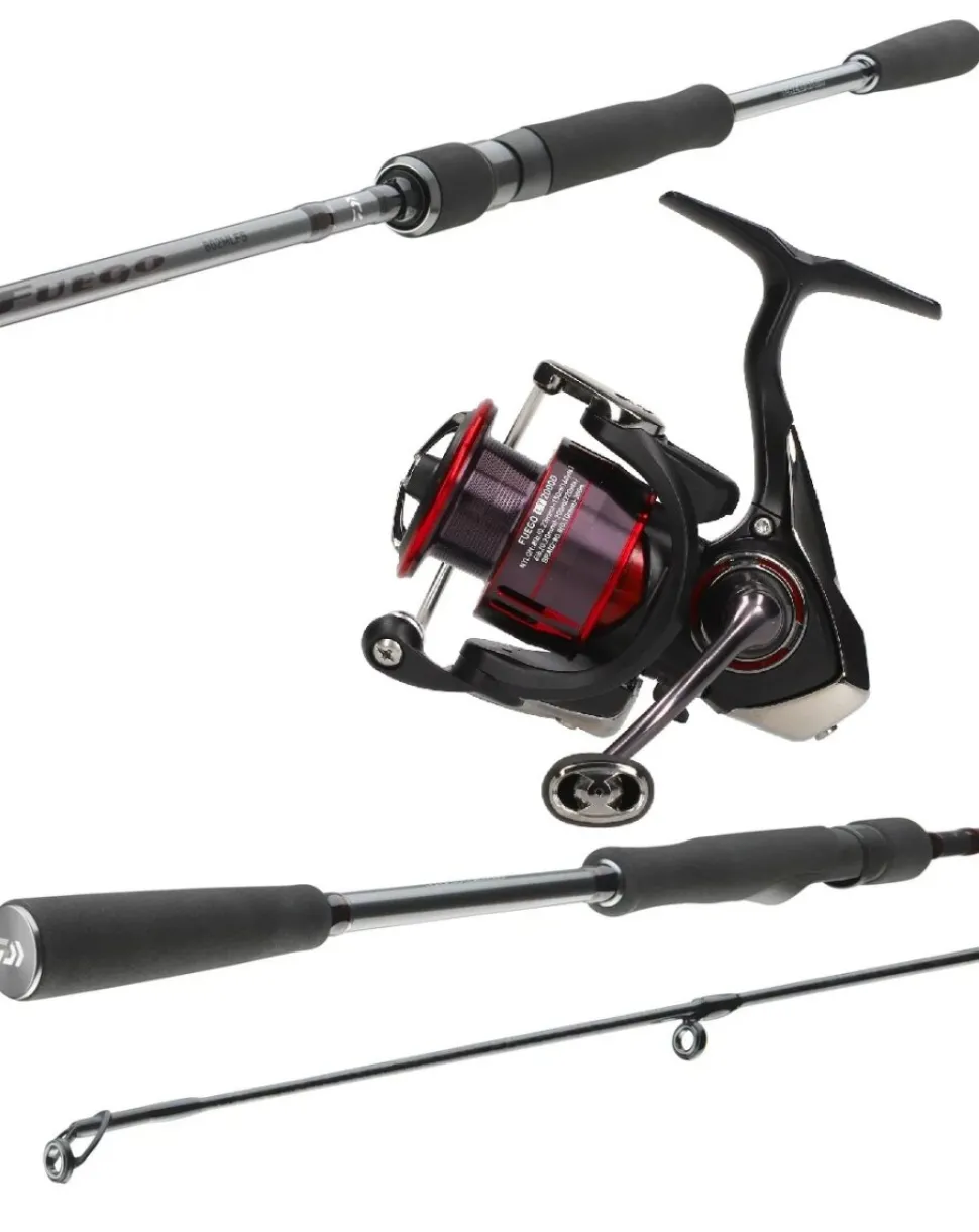 Daiwa Fuego Spinncombo Light 2,10m / 7-30g + 2000D Spinnrolle Raubfischcombo