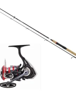 Daiwa Ninja Barschcombo 2,10m / 5-20g + Ninja LT Rolle Spinncombo Angelset