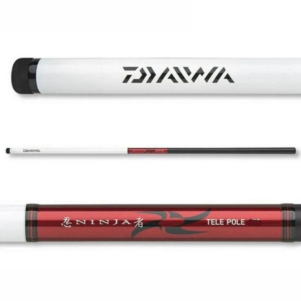 Daiwa Ninja Tele Pole Stipprute 3,00m 4,00m 5,00m 6,00m Stippangel Angelrute