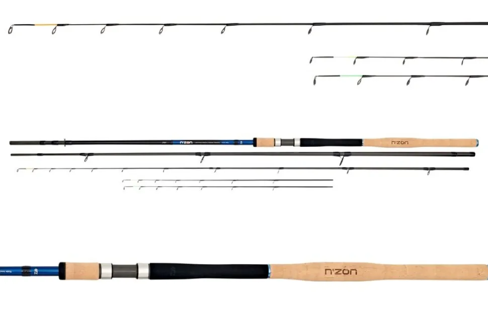 Daiwa N'Zon Distance 3,66m / bis 150g Special X Power Feeder 12' mit 3 Spitzen