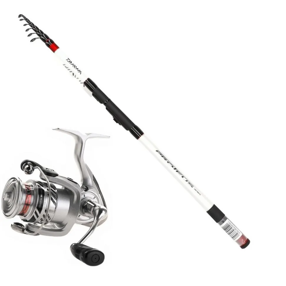 Daiwa Proteus Telecombo 3,60m 5-20g + Crossfire LT 2000 Matchcombo Forellencombo