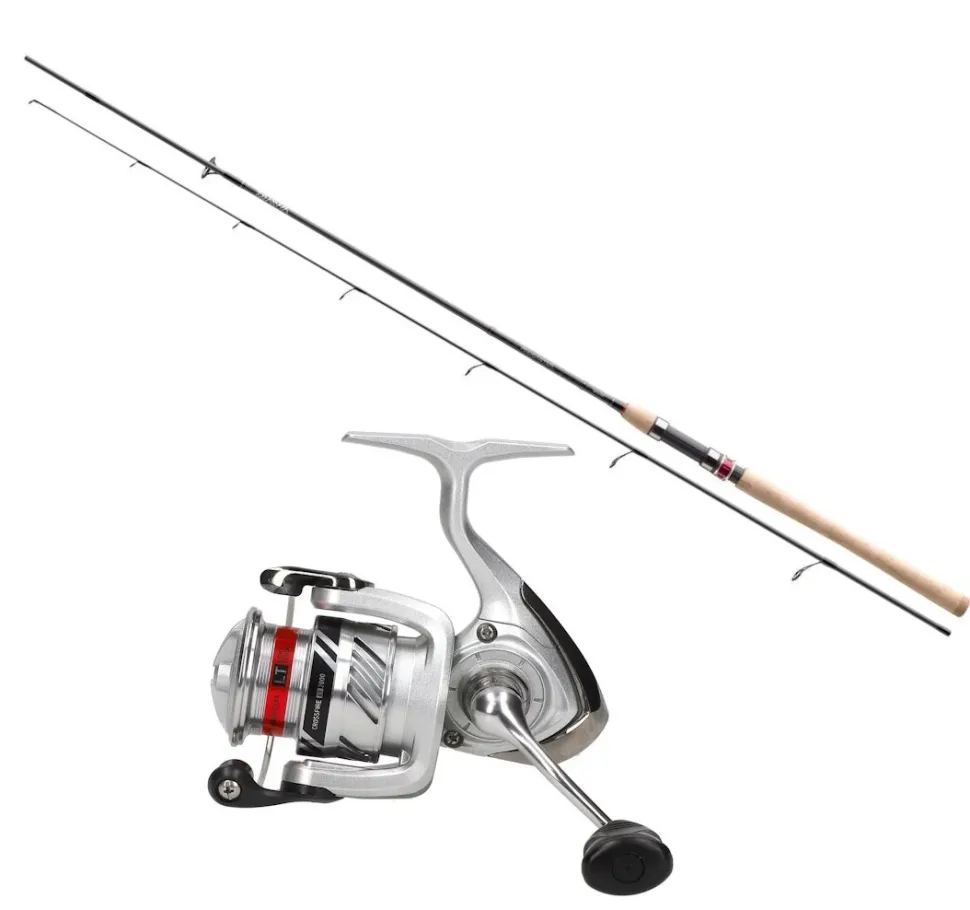 Daiwa Ultralightcombo 2,10m / 3-15g + 2000 Spinnrolle Spinncombo Angelset