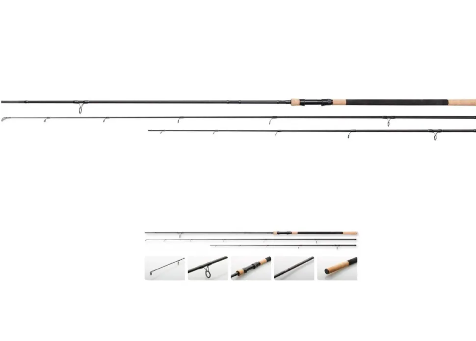 DAM Detek Specialista Twin-Tip 12ft 3,60m 2lbs 2-teilig Grundrute Karpfenrute Deadbait Angelrute