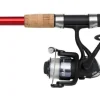 DAM Fighter Pro Telespin 1,80m 5–20g + Rolle + Schnur Telespinnrute Combo