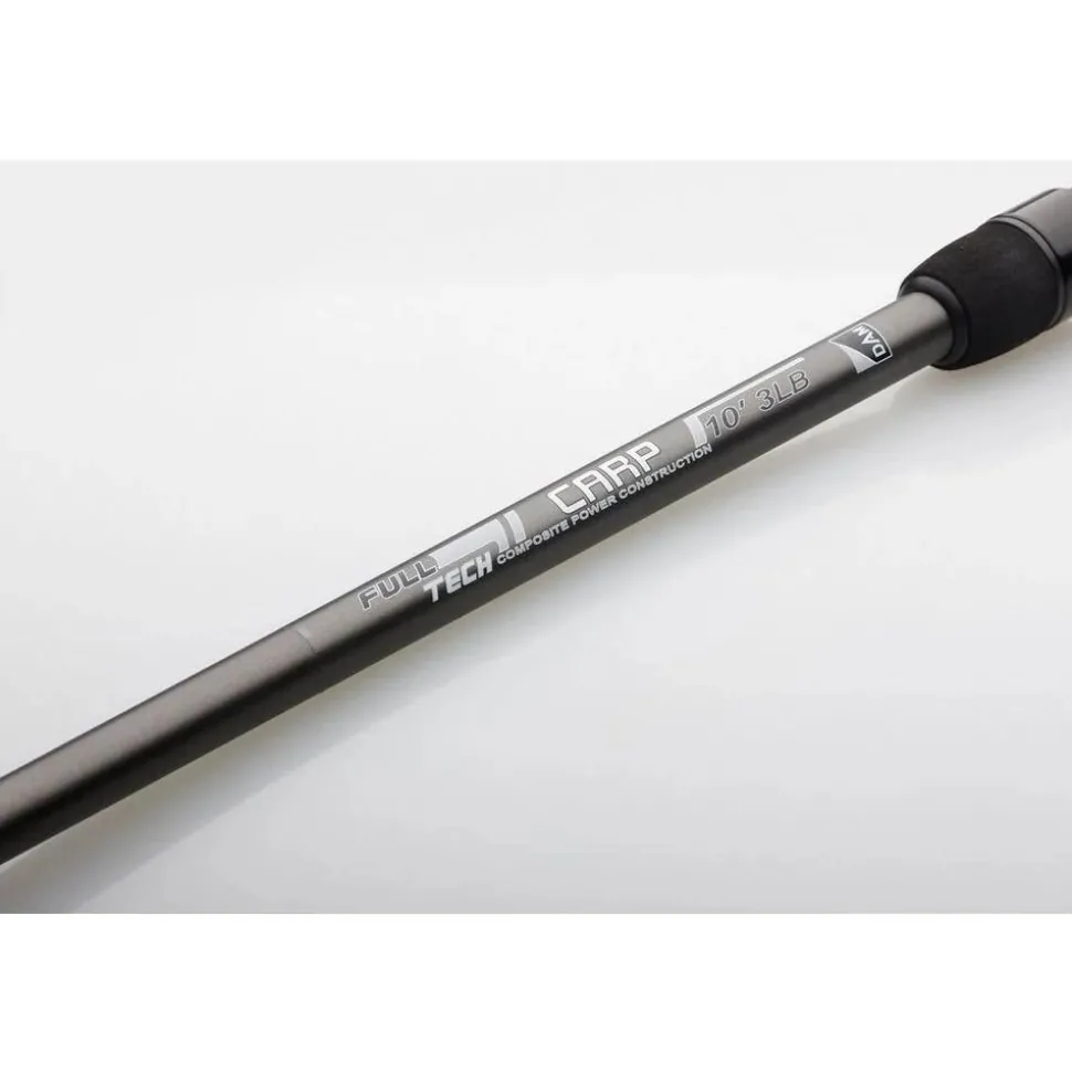 DAM Full Tech Carp Combo 12ft / 3,66m / 3,00lbs + 6000FD Karpfenrolle mit Schnur
