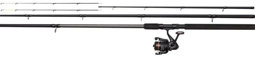 DAM Full Tech Feeder 11ft / 3,23m / bis 90g + Rolle 4000 bespult Feedercombo
