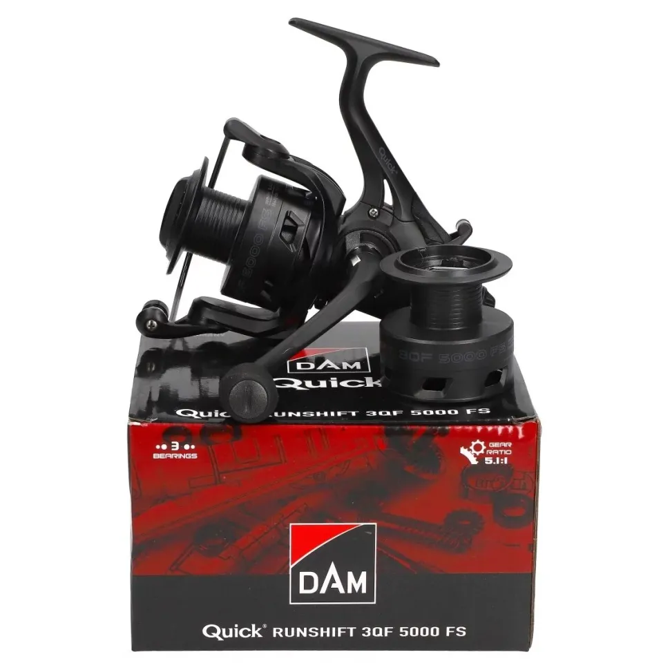 DAM Karpfencombo 3,60m / 3,00lbs + Rolle + Karpfenschnur Komplettset