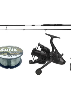 DAM Karpfencombo 3,60m / 3,00lbs + Rolle + Karpfenschnur Komplettset