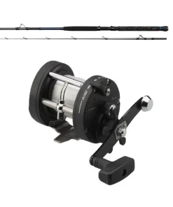 DAM Norwegencombo 2,10m 50lbs + Multirolle Pilkcombo Angelset