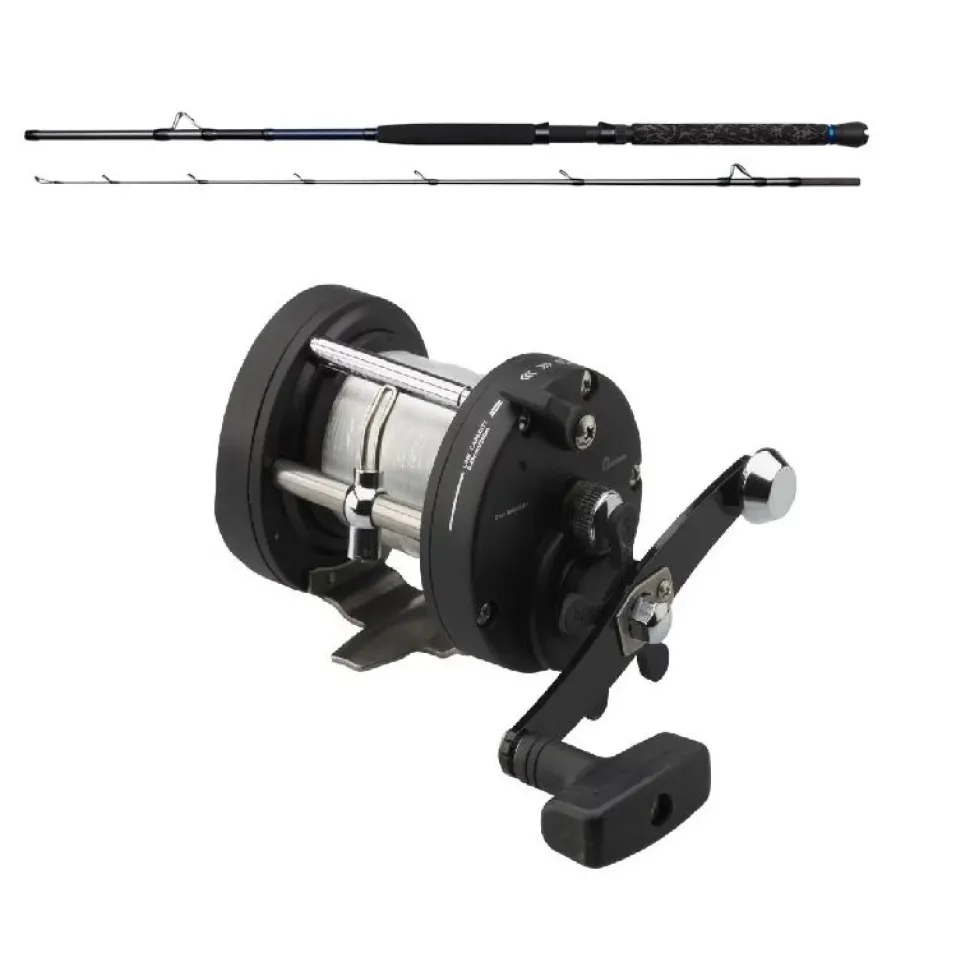 DAM Norwegencombo 2,10m 50lbs + Multirolle Pilkcombo Angelset