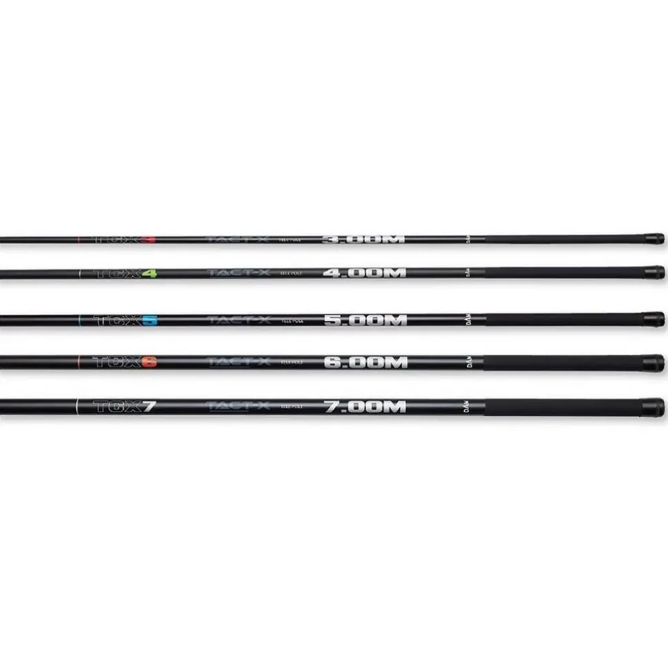 DAM Tact-X Tele Pole 6,00m Stipprute 6-teilig Stippangel Posenrute Coarse