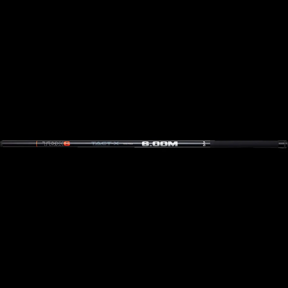 DAM Tact-X Tele Pole 6,00m Stipprute 6-teilig Stippangel Posenrute Coarse