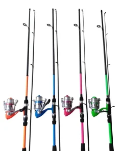 DAM VIBE 1,80m / 5-20g Spinnrute Combo mit Spinnrolle und Monoschnur Blau