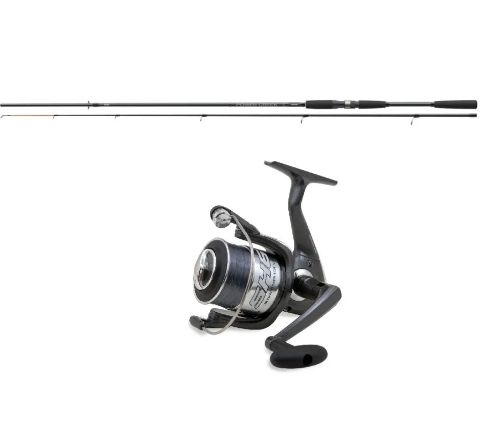 Hechtcombo Angelset 2,70m / 10-40g + Rolle + Schnur Spinncombo Raubfisch
