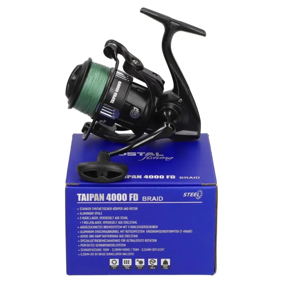 Hechtcombo Daiwa Fuego 2,70m 30-70g + Mostal Taipan 4000FD mit Schnur Spinncombo