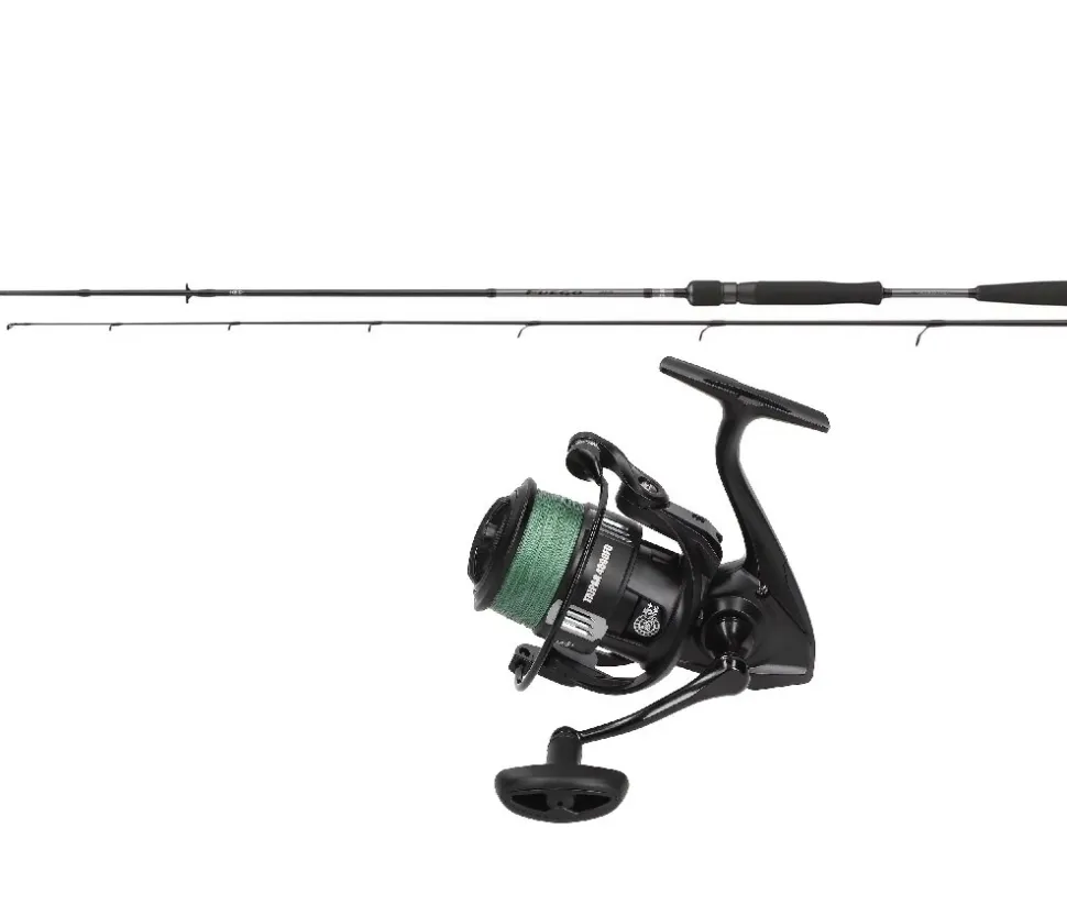 Hechtcombo Daiwa Fuego 2,70m 30-70g + Mostal Taipan 4000FD mit Schnur Spinncombo