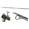 Karpfencombo Carp Set 12ft 3,60m 3,00lbs 2-teilig + Camo 60 Freilaufrolle mit Schnur