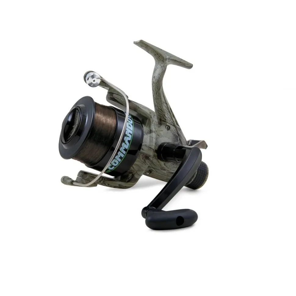 Karpfencombo Carp Set 12ft 3,60m 3,00lbs 2-teilig + Camo 60 Freilaufrolle mit Schnur