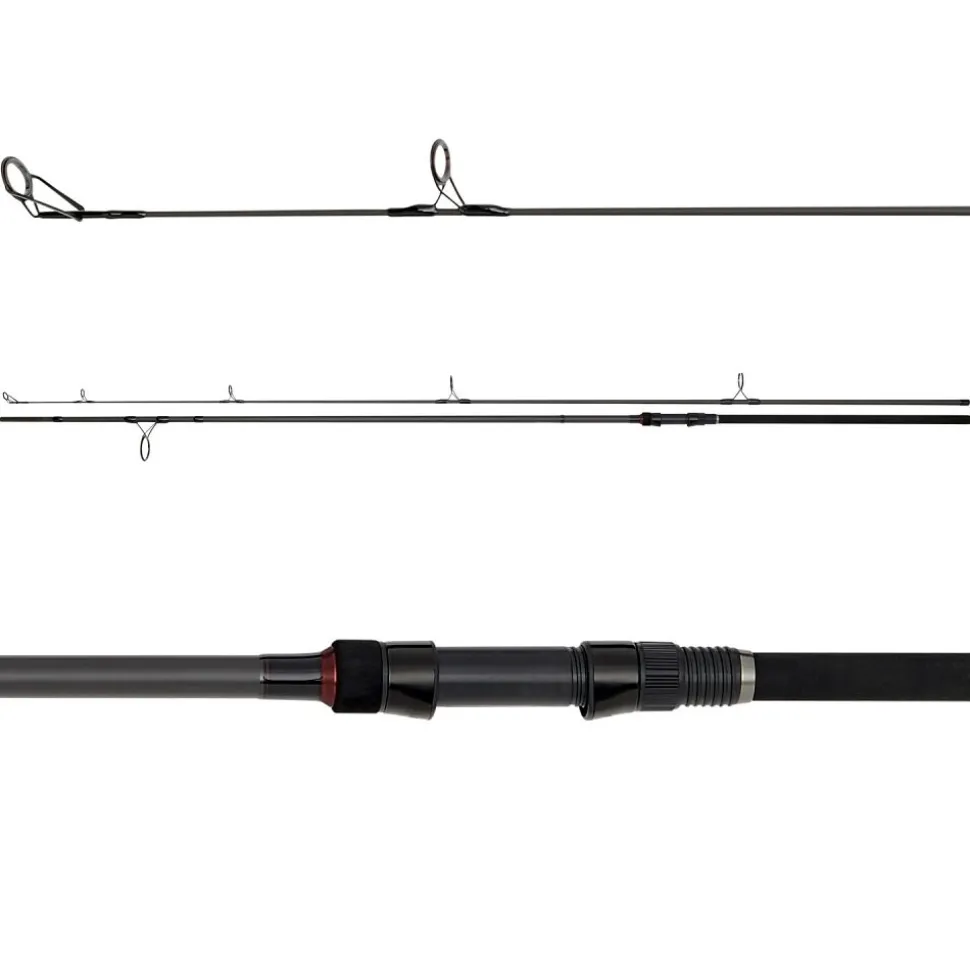 Karpfencombo Daiwa Black Widow XT Carp 3.60m / 3.00lbs G50 + Pig Pit 10000 FS Freilaufrolle