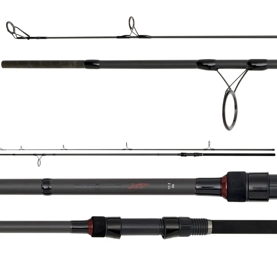 Karpfencombo Daiwa Black Widow XT Carp 3.60m / 3.00lbs G50 + Pig Pit 10000 FS Freilaufrolle