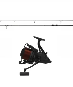 Karpfencombo Daiwa Black Widow XT Carp 3.60m / 3.00lbs G50 + Pig Pit 10000 FS Freilaufrolle